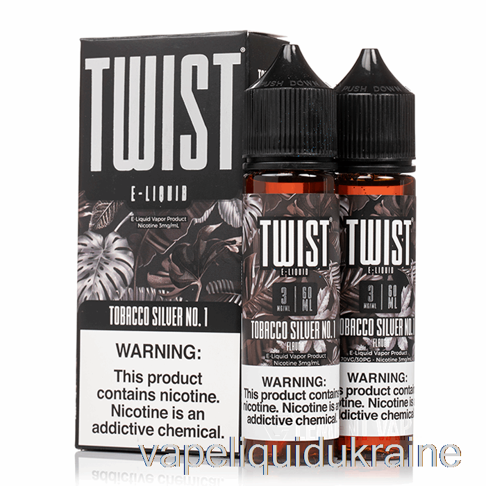 Vape Liquid Ukraine Tobacco Silver No. 1 - Twist E-Liquid - 120mL 12mg